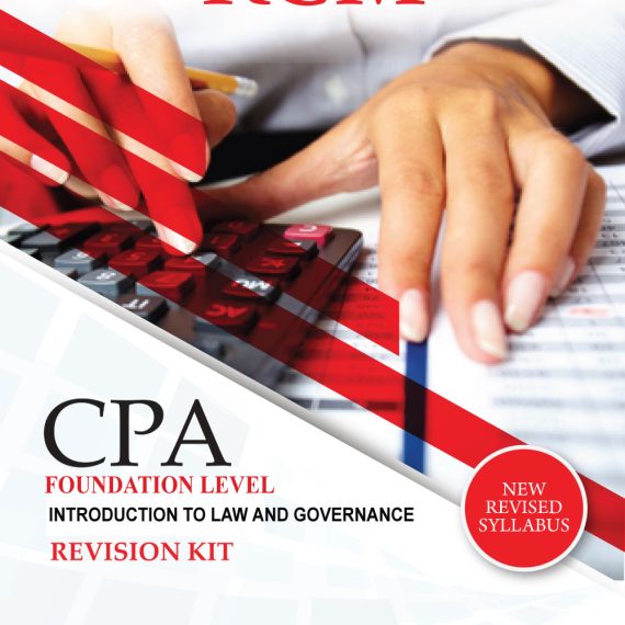 CPA Introduction To Law And Governance Revision Kit [Foundation Level]