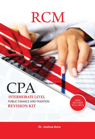 CPA Public Finance And Taxation Revision Kit [Intermediate Level]